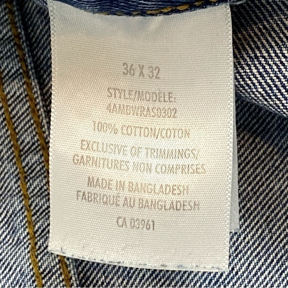 Wind River Blue Jeans 36 X 32 100% Cotton Regular Fit Straight Leg - Picture 8 of 11